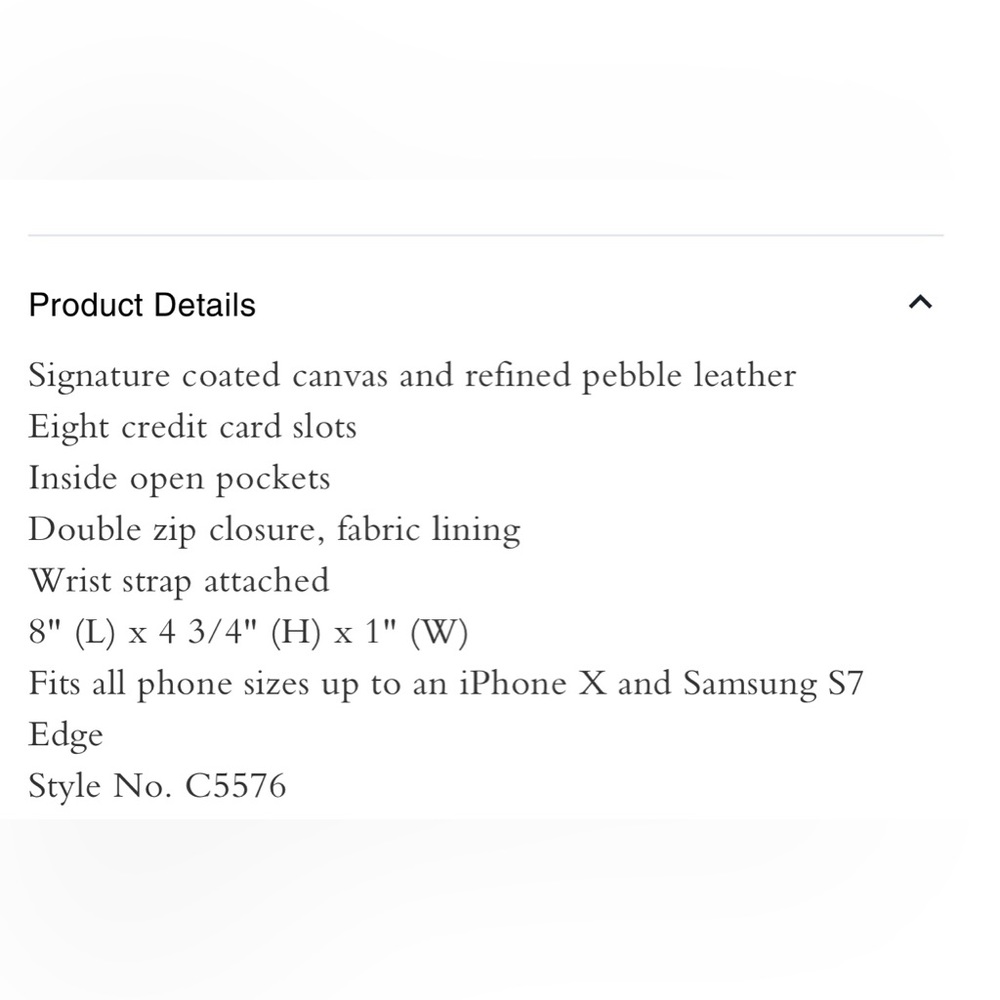 Coach Double Zip Wallet wristlet - Picture 2 of 8